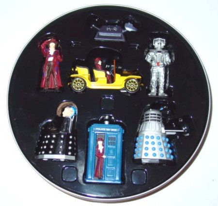DR WHO 40TH ANNIVERSARY SET/FILM CAN